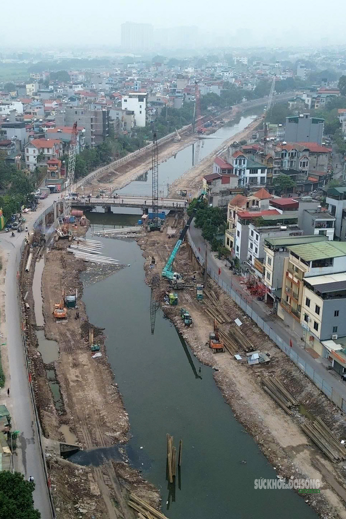 Tăng tốc cải tạo hạ lưu sông Kim Ngưu trước mùa mưa 2026- Ảnh 1.