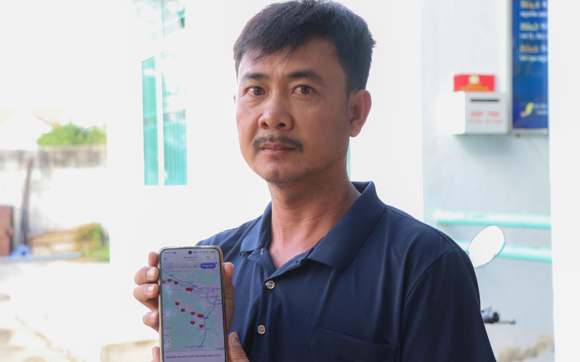 Dễ dàng tìm đúng địa chỉ nhờ công nghệ đánh số nhà bằng bản đồ GIS- Ảnh 2. Cử tri ở Khánh Hòa dễ dàng tìm điểm bầu cử qua "bản đồ số"