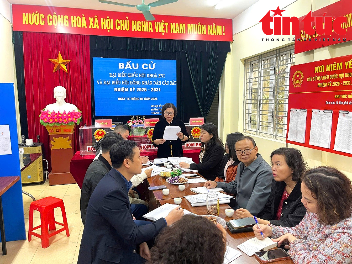 Cách thức Tổ bầu cử kiểm đếm phiếu bầu cho từng ứng cử viên- Ảnh 1.