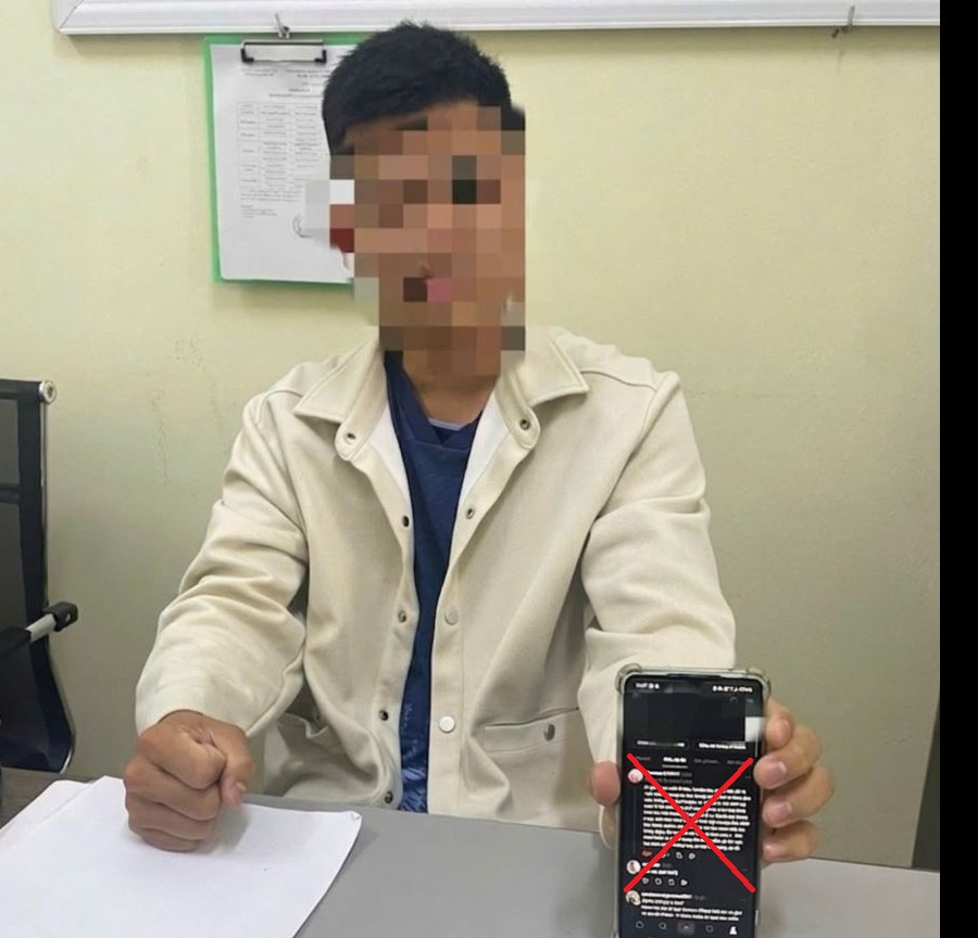 Bình luận sai sự thật về công tác bầu cử, nam thanh niên bị phạt 7,5 triệu đồng- Ảnh 1. Bình luận sai sự thật về công tác bầu cử, nam thanh niên bị phạt 7,5 triệu đồng- Ảnh 1.