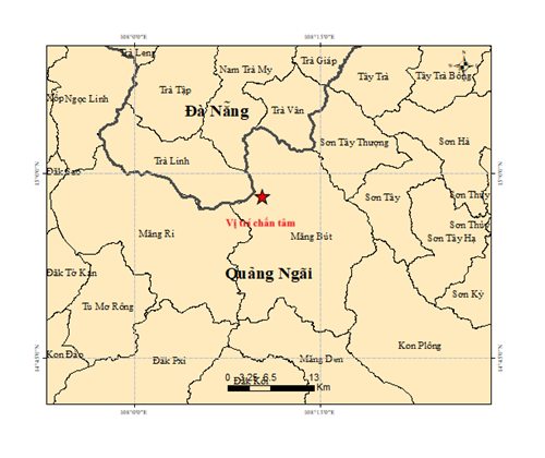 Lại tiếp tục động đất 3.8 độ ở Quảng Ngãi- Ảnh 1.