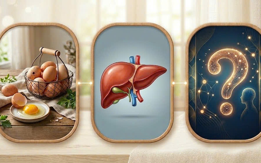 5 sai lầm khi ăn sáng âm thầm hại gan nhiều người vẫn mắc phải- Ảnh 2. Người bị gan nhiễm mỡ có nên ăn trứng không? Thực tế nhiều người đang hiểu lầm