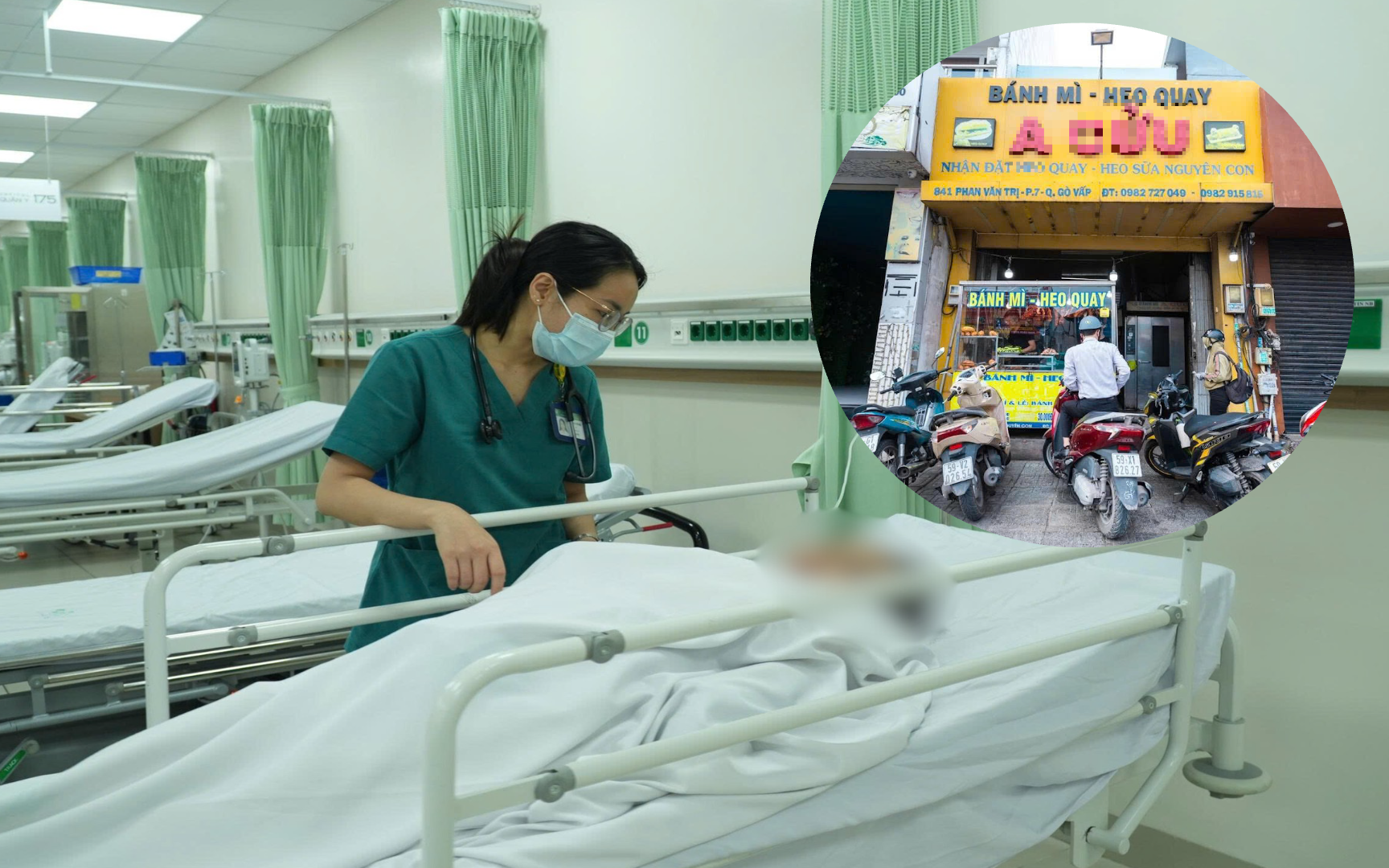 Đã có 22 người nhập viện nghi ngộ độc sau ăn bánh mì tại tiệm A.C