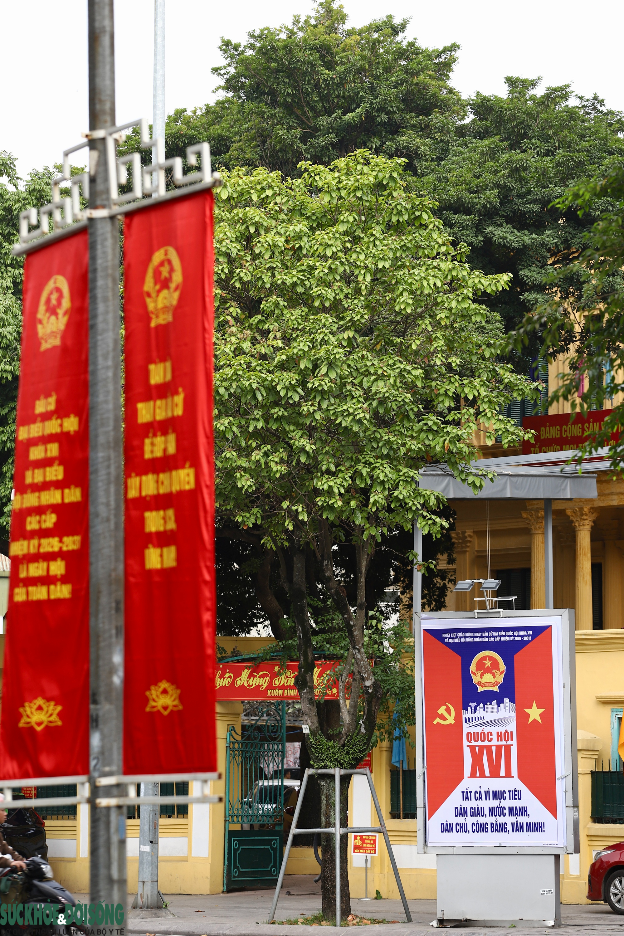 Hà Nội rực rỡ cờ hoa chào mừng bầu cử Quốc hội khóa XVI và Hội đồng nhân dân nhiệm kỳ 2026 - 2031- Ảnh 7.