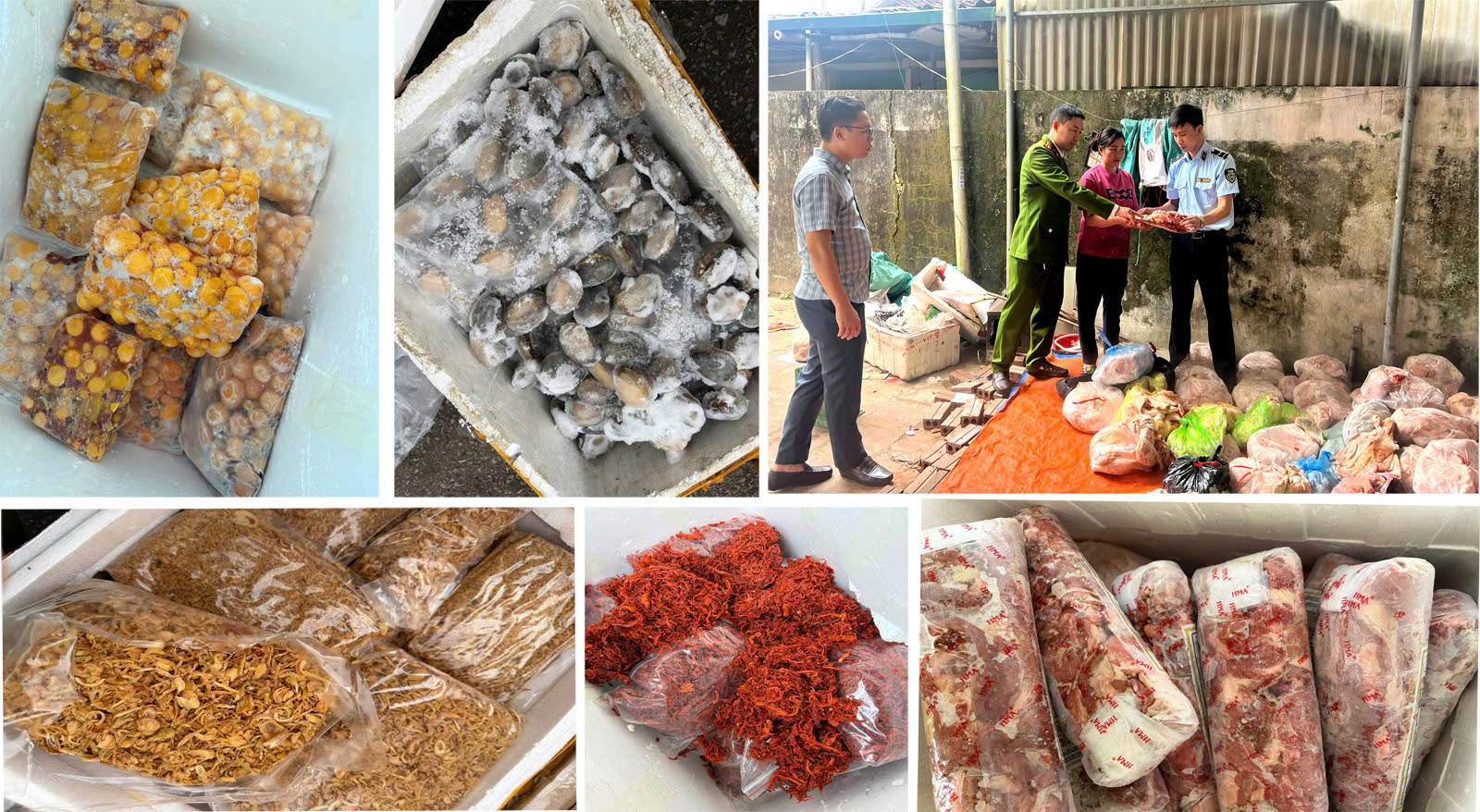 Kinh hoàng loạt thực phẩm bẩn bị thu giữ: Cá khoai nhiễm độc, lợn mắc dịch, nội tạng hôi thối- Ảnh 6. Kinh hoàng loạt thực phẩm bẩn bị thu giữ: Cá khoai nhiễm độc, lợn mắc dịch, nội tạng hôi thối- Ảnh 6.