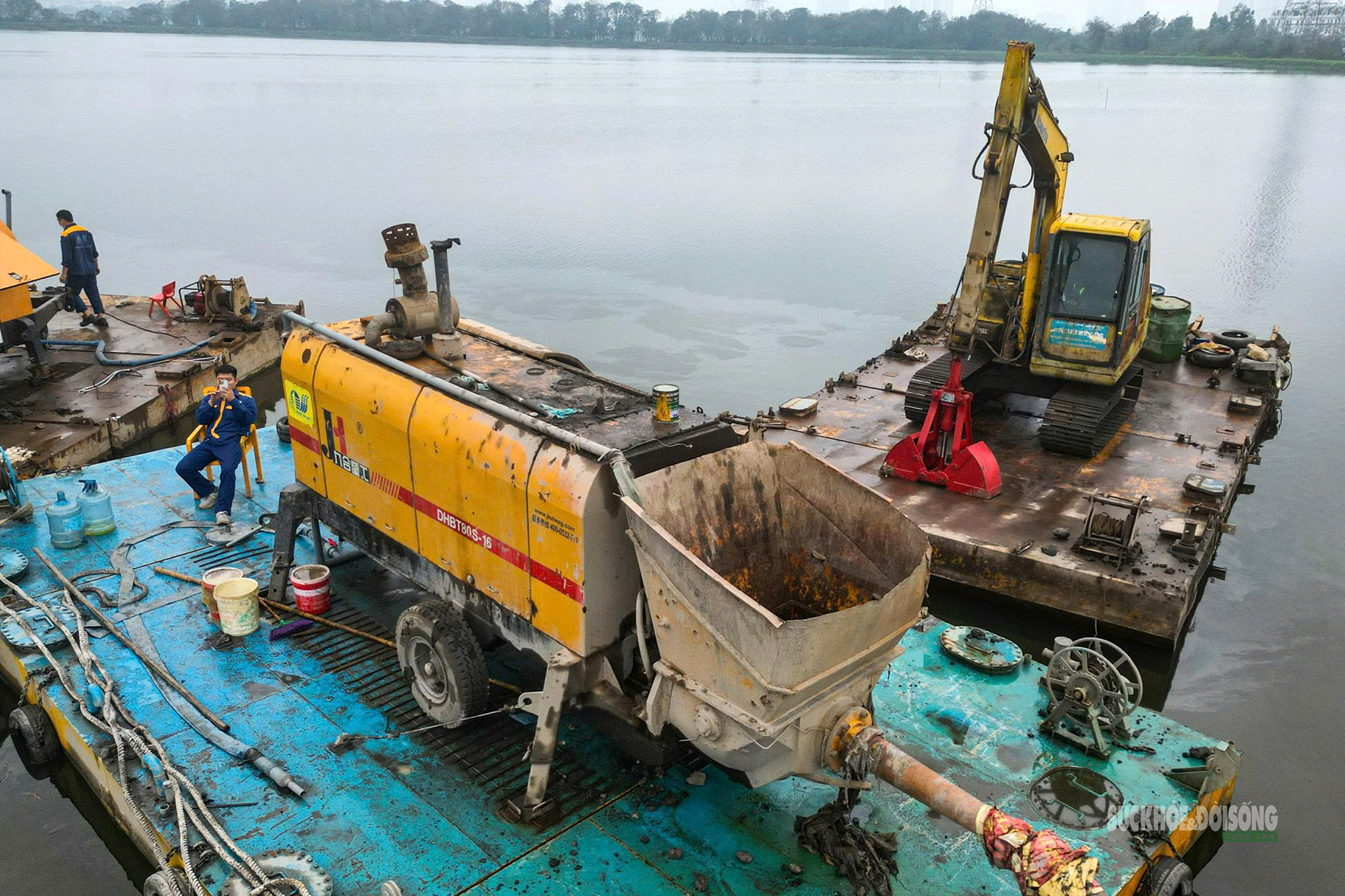 Khẩn trương nạo vét hạ lưu sông Tô Lịch, Kim Ngưu trước mùa mưa- Ảnh 6.