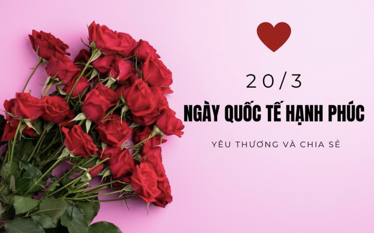 Lời chúc ngày Quốc tế Hạnh phúc 20/3 tặng vợ chồng yêu thương- Ảnh 3. Những lời chúc ngày Quốc tế Hạnh phúc 20/3 hay và ý nghĩa nhất 2026