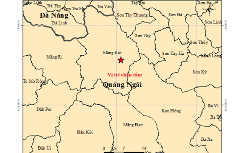 Động đất ở Trung Quốc, nhiều người dân Lạng Sơn cảm nhận được rung lắc- Ảnh 2. Động đất gây rung lắc diện rộng ở Quảng Ngãi