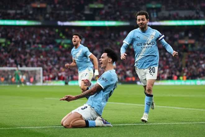 'Gieo sầu' cho Arsenal, Manchester City vô địch Cúp Liên đoàn Anh- Ảnh 2.