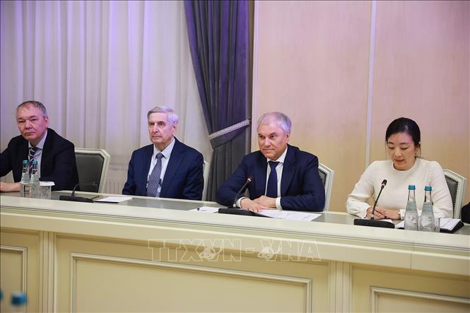 Thủ tướng Phạm Minh Chính hội kiến Chủ tịch Đuma Quốc gia Nga- Ảnh 2.