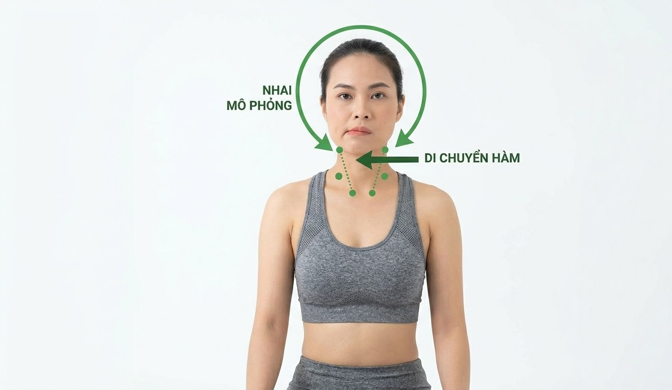 4 bài tập đơn giản khắc phục tình trạng chảy xệ và nếp nhăn vùng cổ- Ảnh 4. 4 bài tập đơn giản khắc phục tình trạng chảy xệ và nếp nhăn vùng cổ- Ảnh 4.