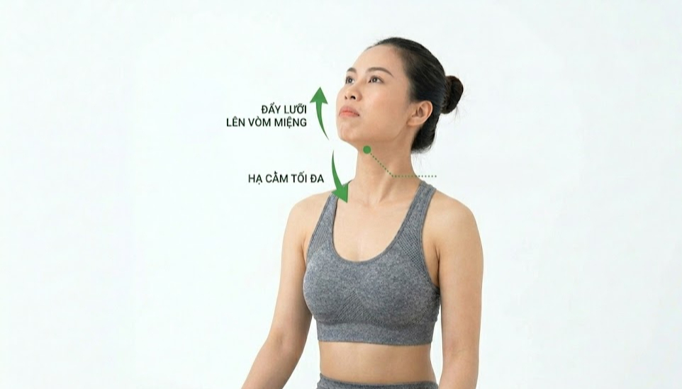 4 bài tập đơn giản khắc phục tình trạng chảy xệ và nếp nhăn vùng cổ- Ảnh 3. 4 bài tập đơn giản khắc phục tình trạng chảy xệ và nếp nhăn vùng cổ- Ảnh 3.