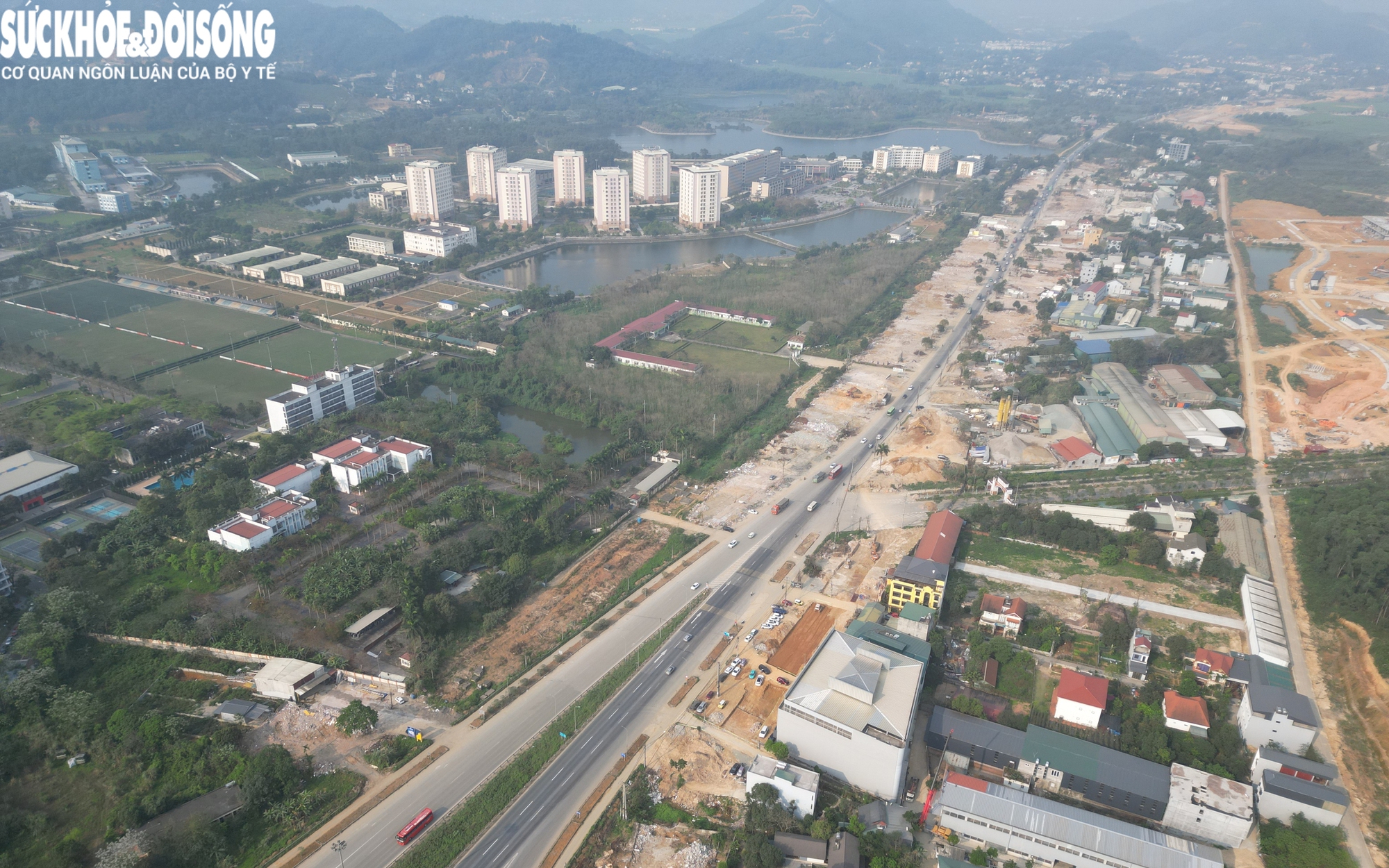 Hiện trạng đường cao tốc 5.200 tỷ nối Đại lộ Thăng Long với cao tốc Hà Nội - Hòa Bình