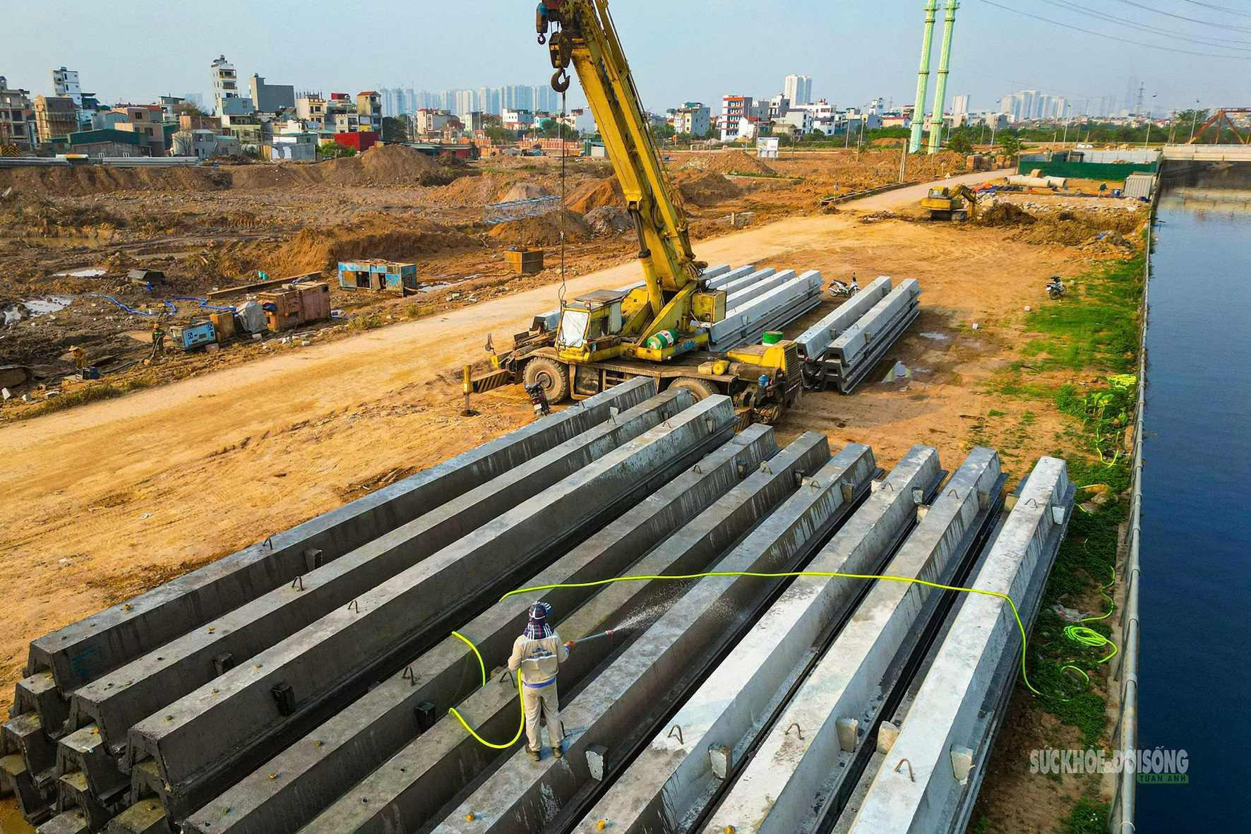 Hà Nội đẩy nhanh thi công hồ điều hòa giảm ngập phía Tây- Ảnh 10. Hà Nội đẩy nhanh thi công hồ điều hòa giảm ngập phía Tây- Ảnh 10.