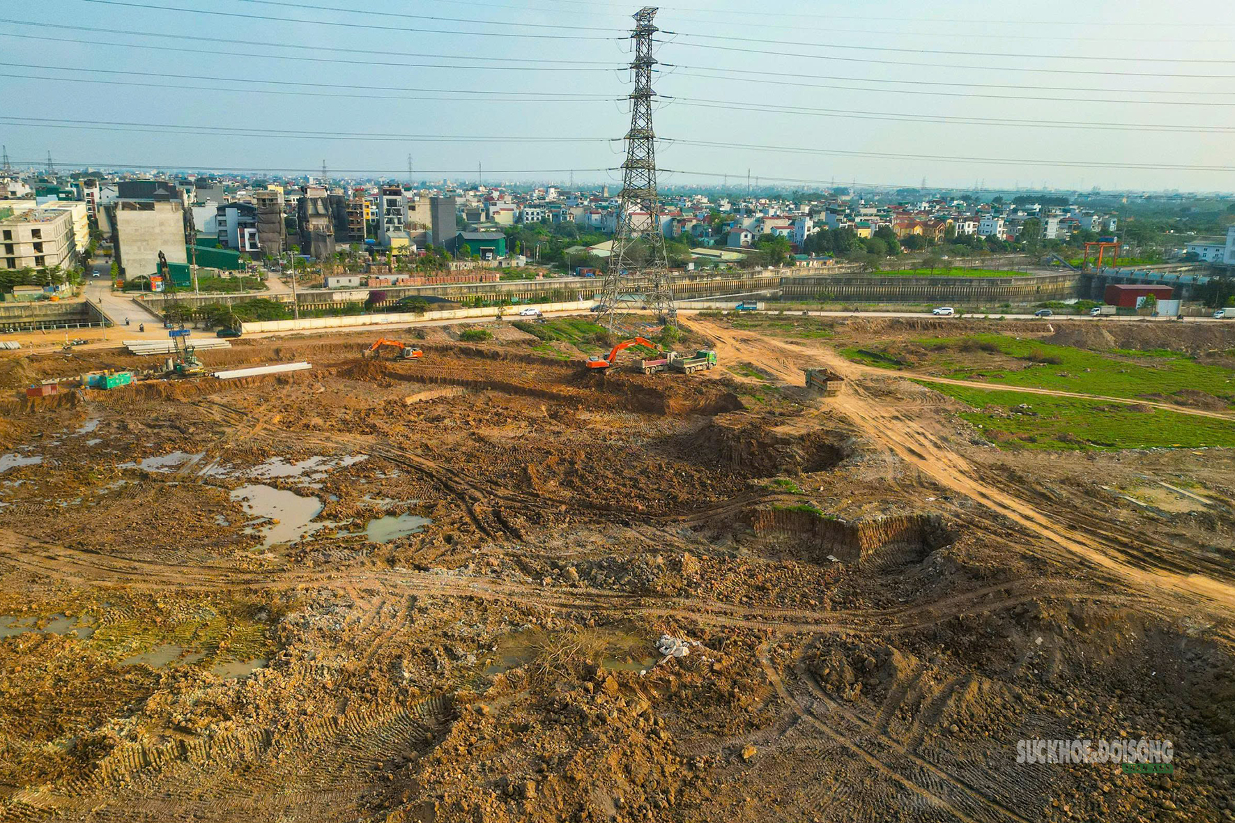 Hà Nội đẩy nhanh thi công hồ điều hòa giảm ngập phía Tây- Ảnh 5. Hà Nội đẩy nhanh thi công hồ điều hòa giảm ngập phía Tây- Ảnh 5.
