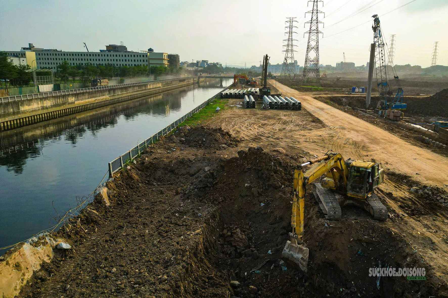 Hà Nội đẩy nhanh thi công hồ điều hòa giảm ngập phía Tây- Ảnh 8. Hà Nội đẩy nhanh thi công hồ điều hòa giảm ngập phía Tây- Ảnh 8.