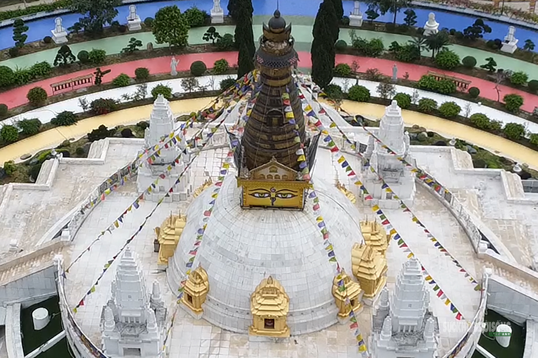 Đại bảo tháp Mandala: Điểm nhấn giữa chốn Tây Thiên- Ảnh 2.