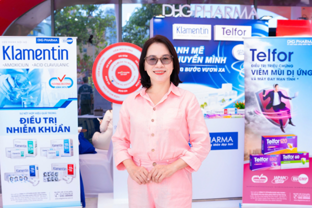 BS.CK2 Lưu Thị Thu Thủy nhấn mạnh về sự quan tâm của DHG Pharma trong việc kết nối tri thức y khoa