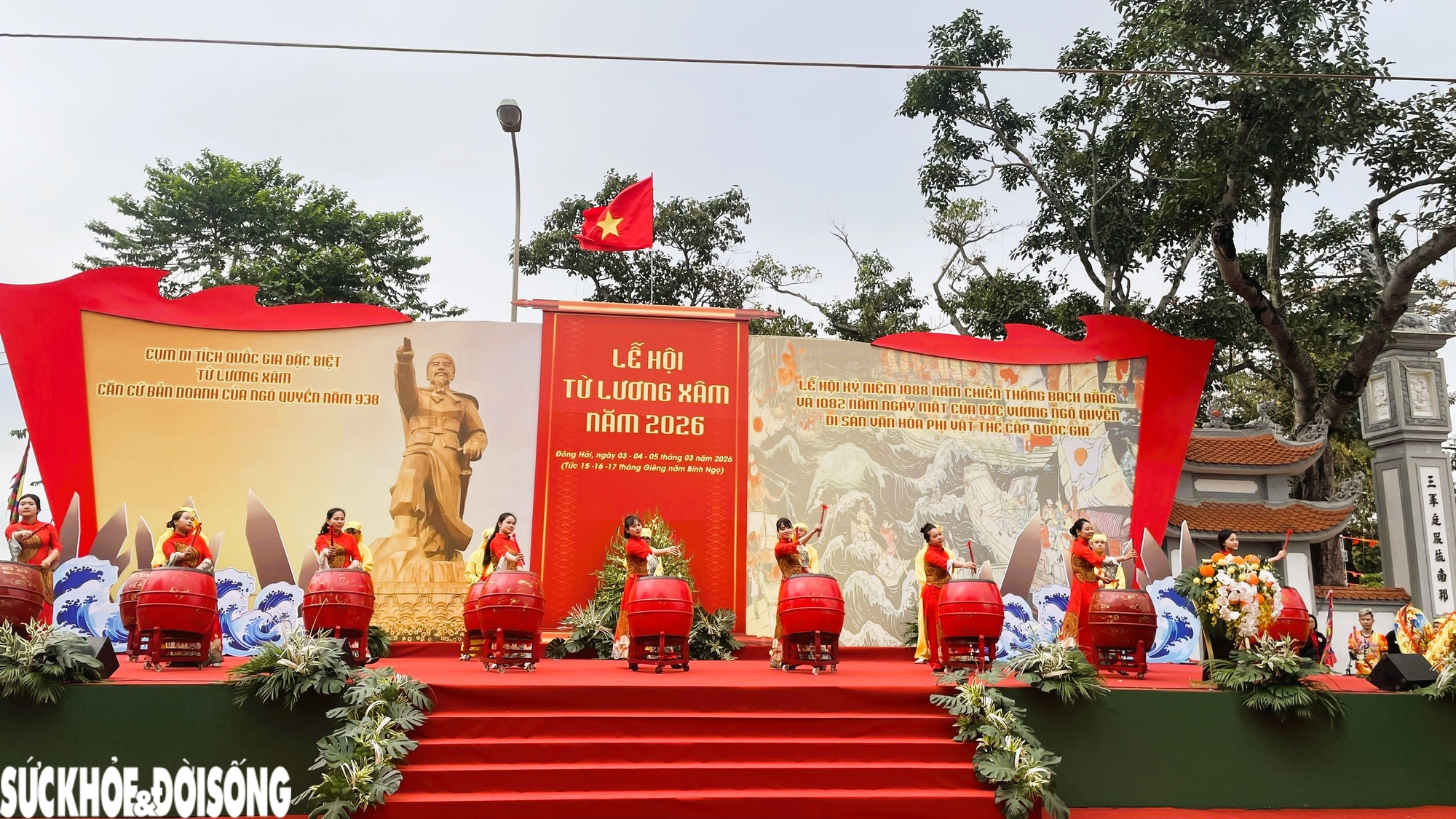 Mãn nhãn màn 'kiệu bay' tại lễ hội truyền thống Từ Lương Xâm 2026- Ảnh 7. Mãn nhãn màn 'kiệu bay' tại lễ hội truyền thống Từ Lương Xâm 2026- Ảnh 7.