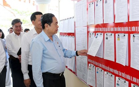 Chủ tịch Quốc hội tin tưởng cuộc bầu cử tại Đồng Nai sẽ diễn ra dân chủ, đúng pháp luật, thành công tốt đẹp