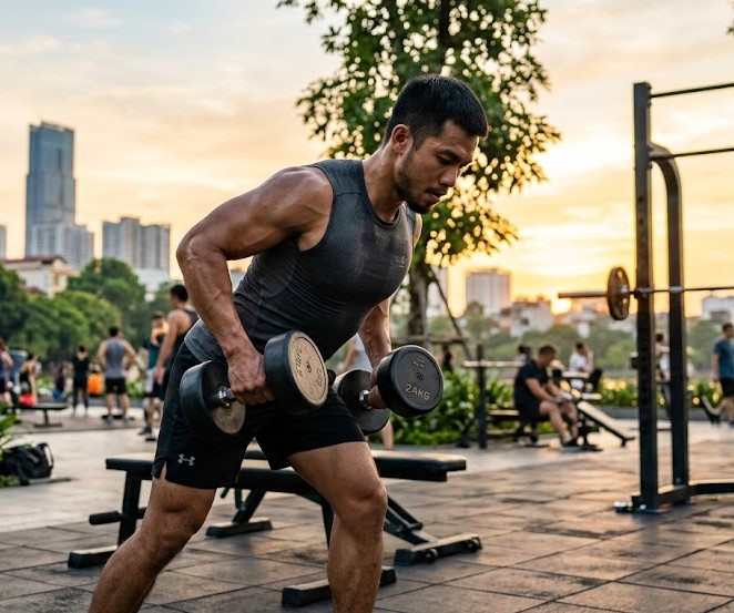 Buổi sáng hay buổi tối tập luyện sức mạnh để đạt hiệu quả tăng cơ tối ưu?- Ảnh 2.