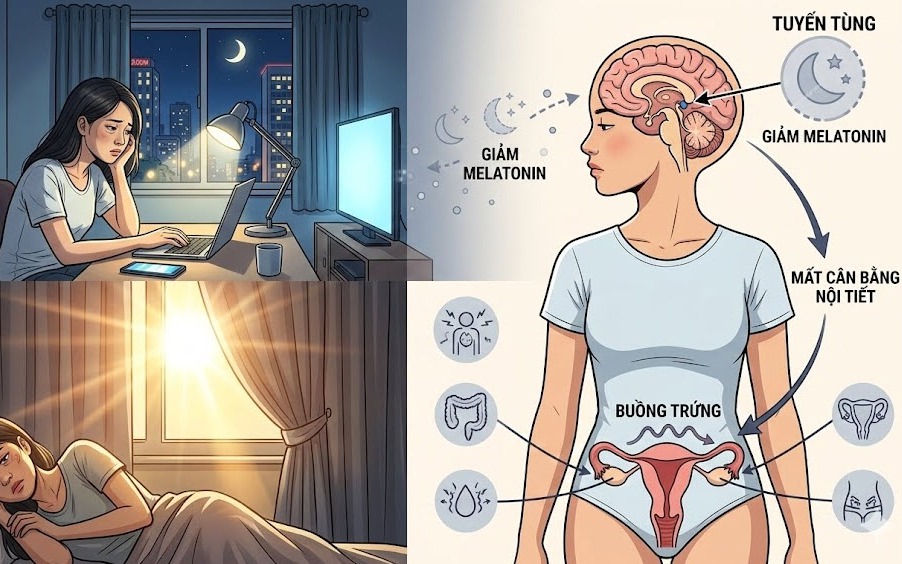 c anh sang nhan tao vao ban dem co the lam giam hormone melatonin gay mat can bang noi tiet o phu nu 177276726995521680756 0 101 564 1003 crop 17727673315711253385241