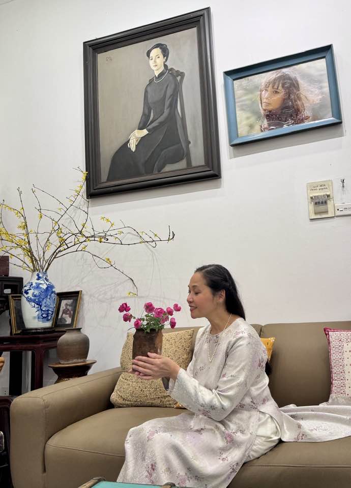 Nhan sắc NSƯT Lê Vi sau nhiều năm sinh sống ở Pháp- Ảnh 4.