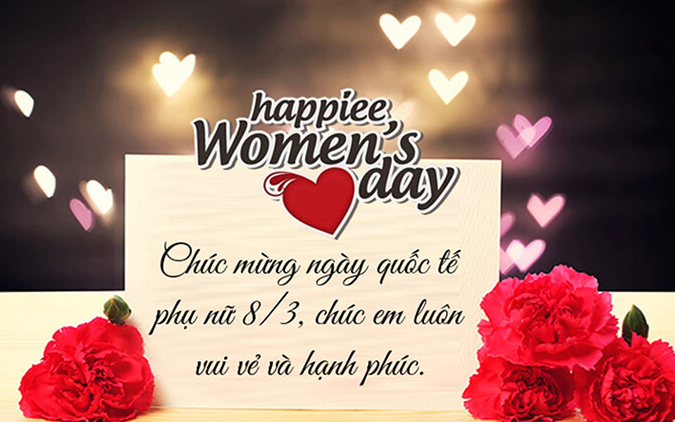 Những lời chúc ngày Quốc tế Phụ nữ 8/3 tặng vợ yêu thương