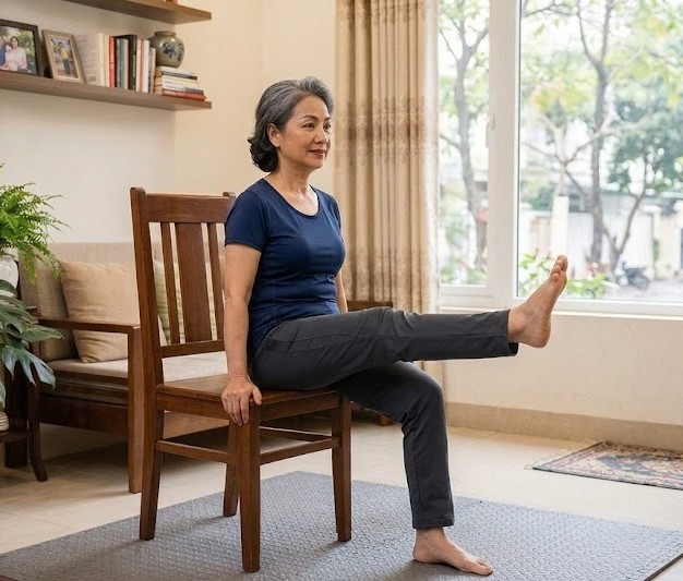 7 phút tập trên ghế giúp ngăn ngừa mất cơ tốt hơn tập tạ sau tuổi 60- Ảnh 4.