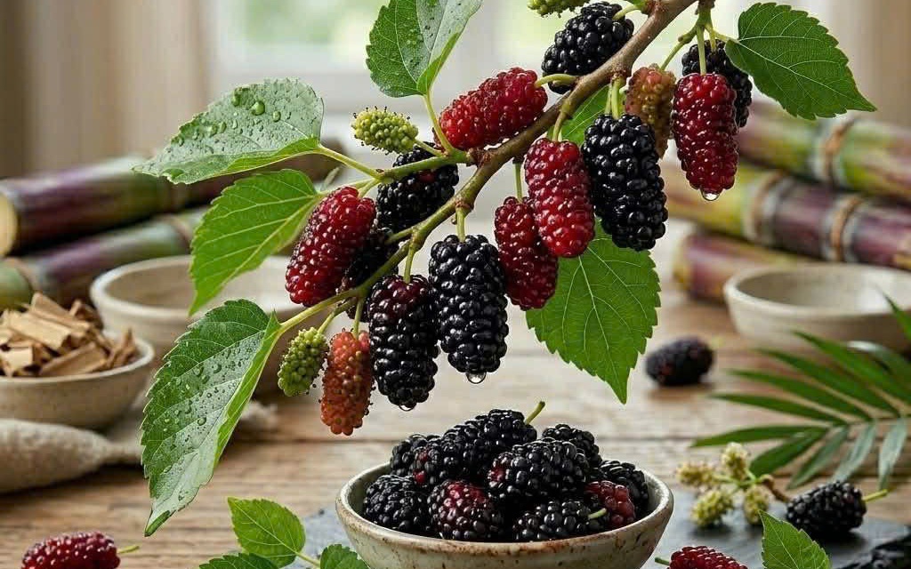 Cách ngâm dâu tằm tại nhà: Nhanh gọn, thơm ngon và không bị nổi váng- Ảnh 3. 7 lợi ích sức khỏe của quả dâu tằm