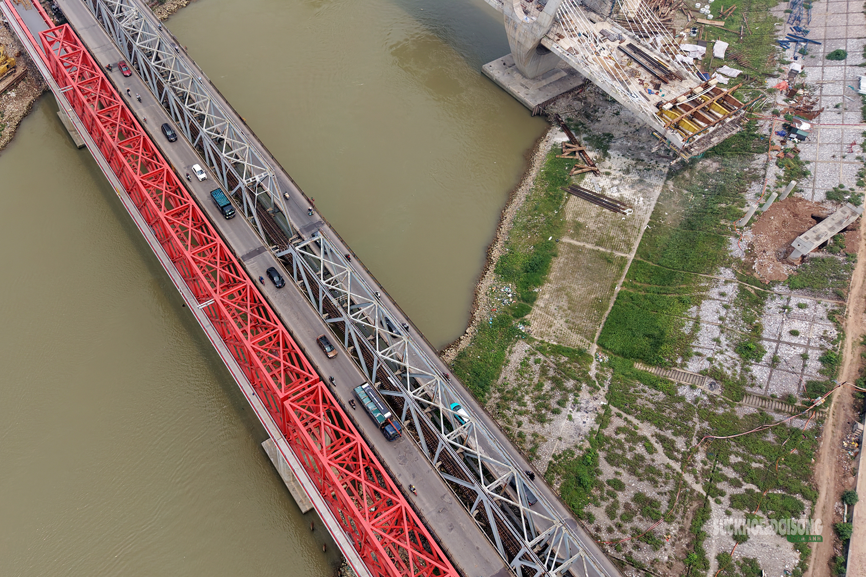 Cầu Đuống mới lộ diện sau 3 năm thi công- Ảnh 6.