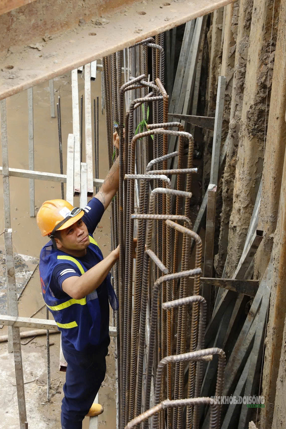 Cận cảnh 'siêu bể' chống ngập dưới lòng phố cổ Hà Nội- Ảnh 4.