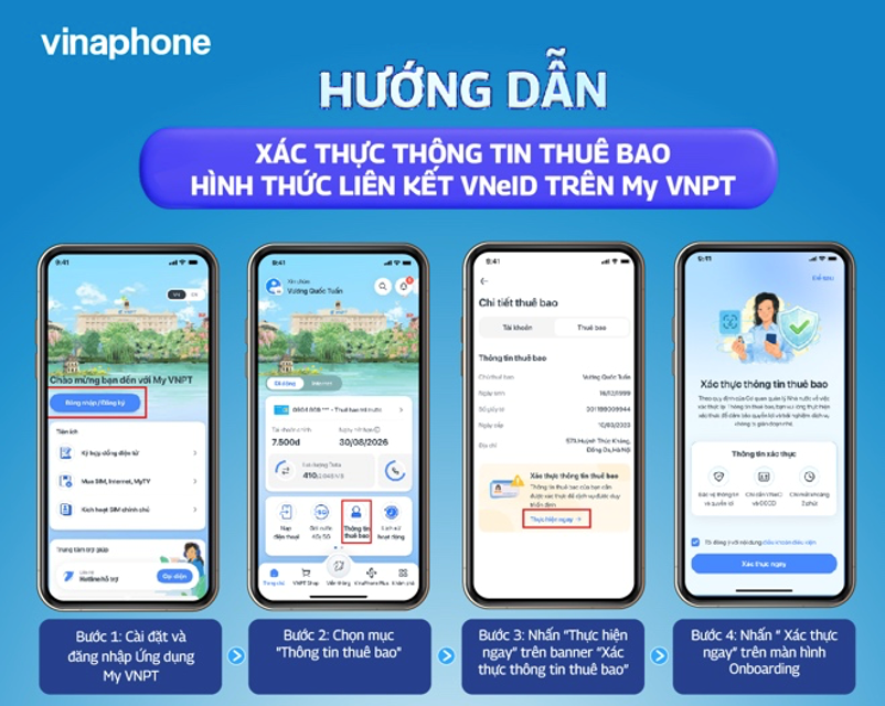 Hướng dẫn người dùng các cách xác thực thuê bao chính chủ- Ảnh 2. Hướng dẫn người dùng các cách xác thực thuê bao chính chủ- Ảnh 2.