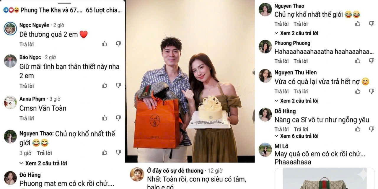 Cười ra nước mắt với món quà sinh nhật 'lạ đời' của ca sĩ Hòa Minzy tặng cầu thủ Văn Toàn- Ảnh 1.