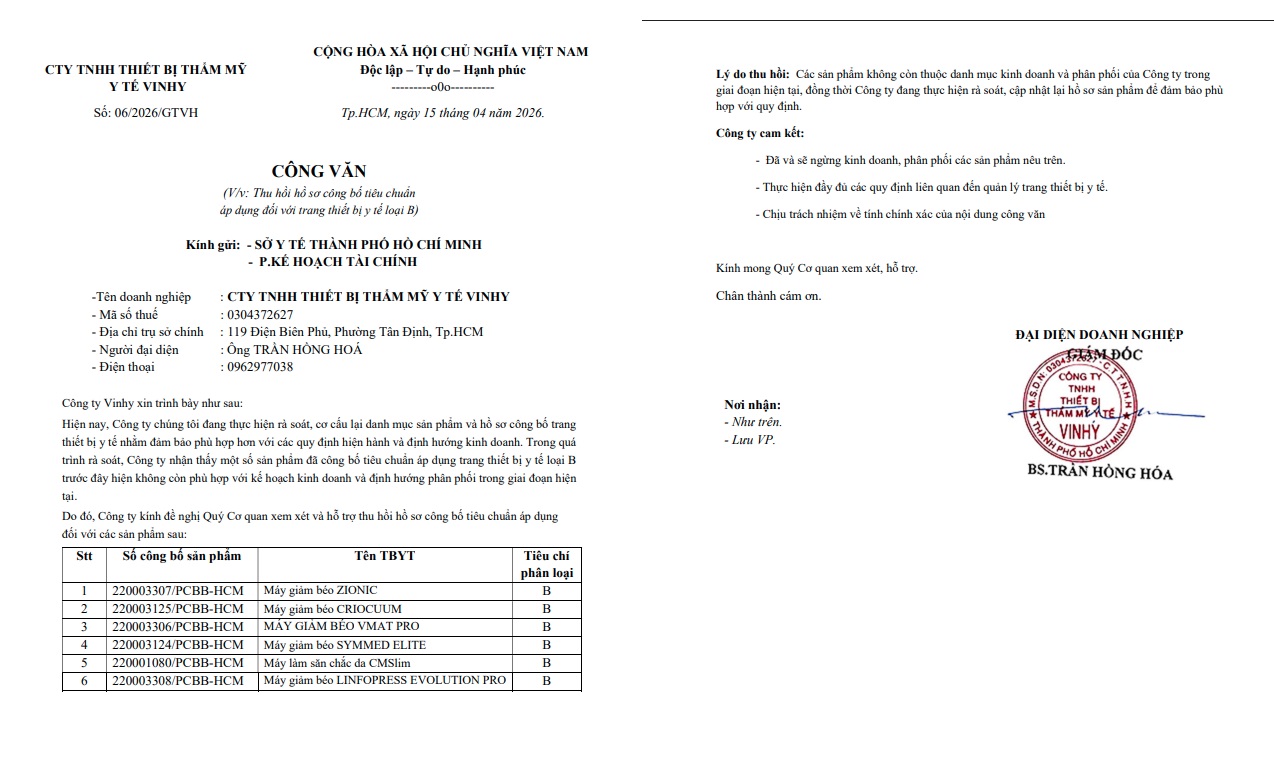 Công ty TNHH Thiết bị Thẩm mỹ Y tế Vinhy.jpg Công ty TNHH Thiết bị Thẩm mỹ Y tế Vinhy.jpg