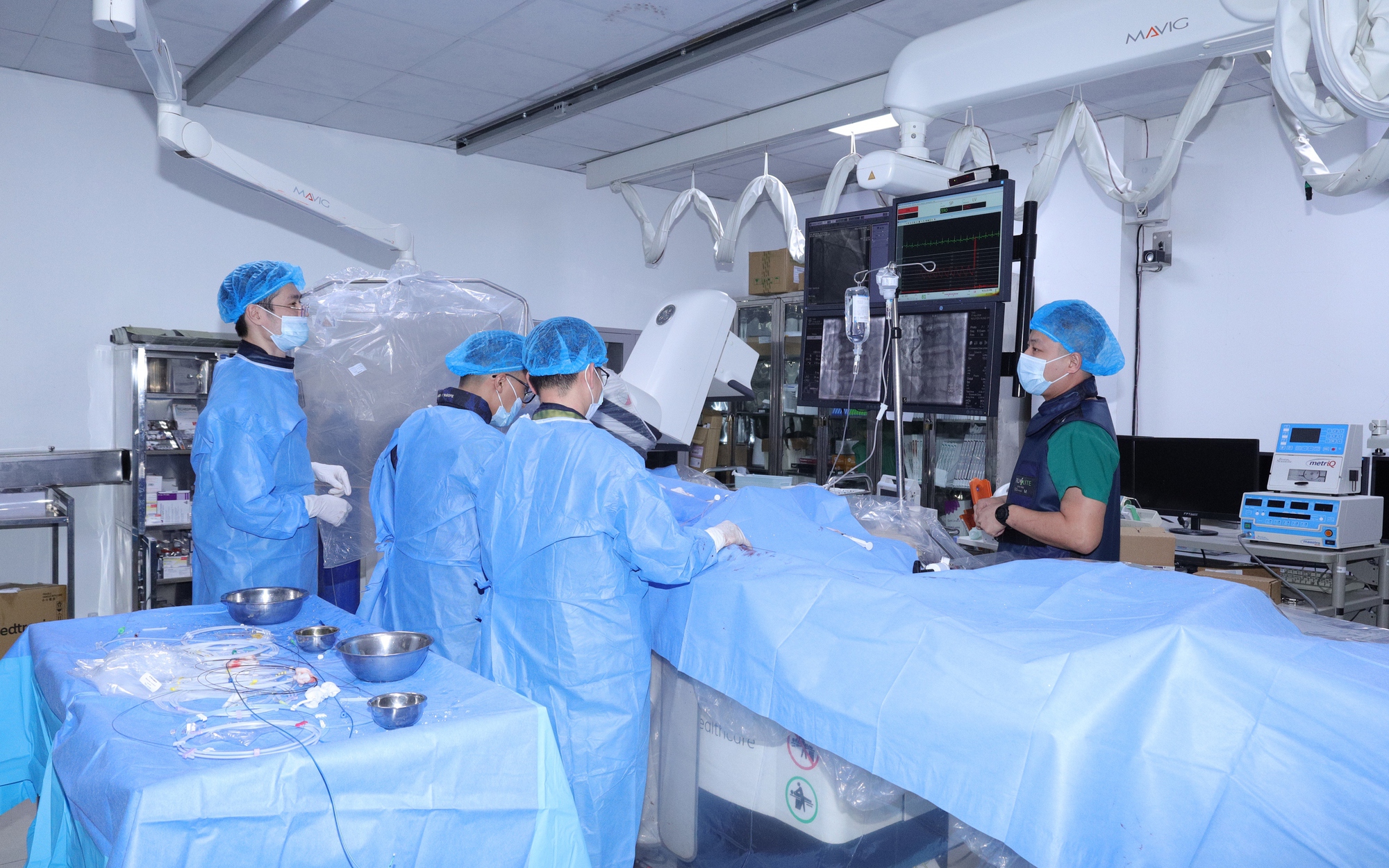 Cứu sống bệnh nhân người nước ngoài nhồi máu cơ tim cấp 