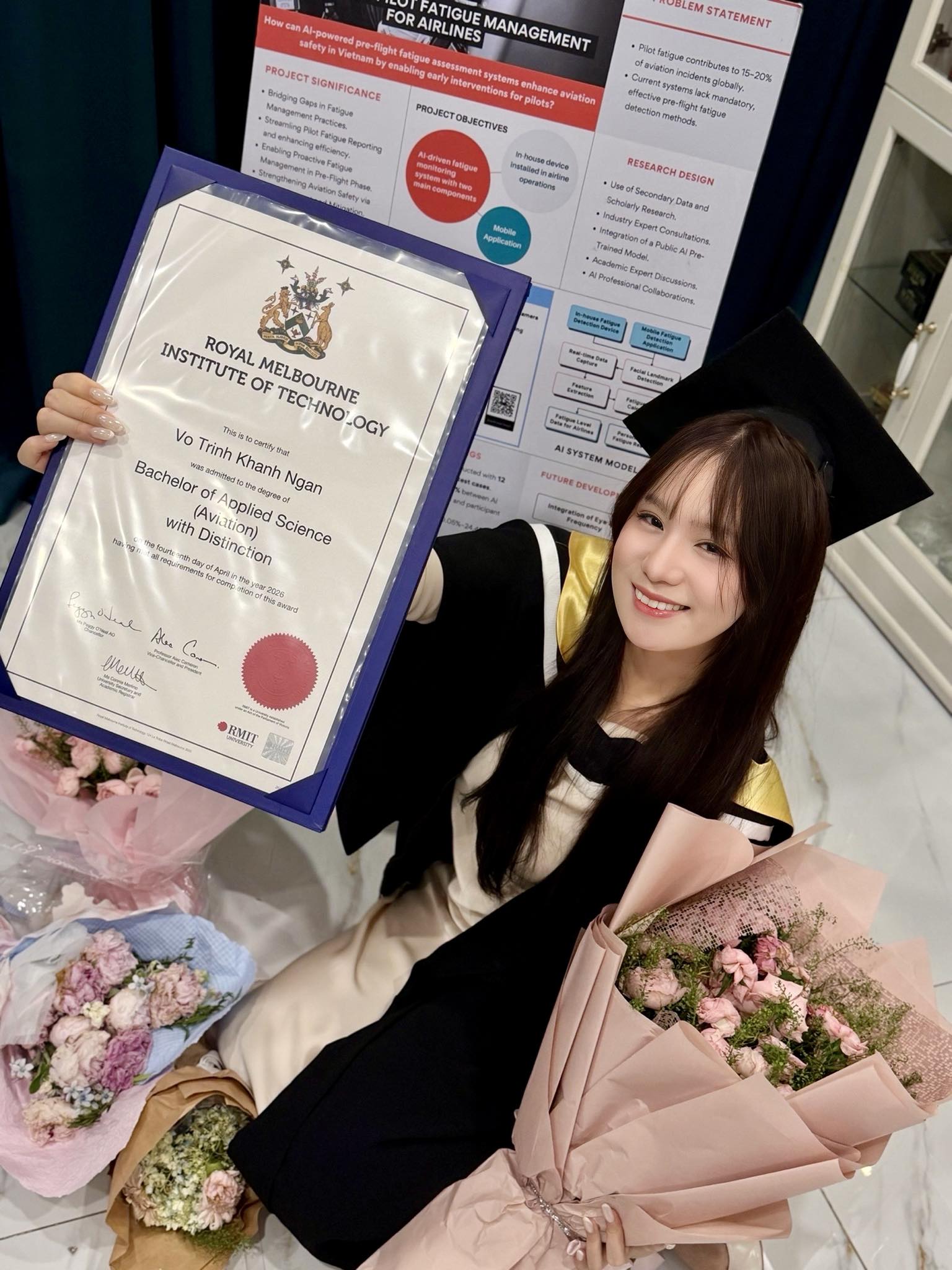 Con gái NSND Trịnh Kim Chi: Cao 1m72, vừa tốt nghiệp loại Giỏi ngành hàng không- Ảnh 10.