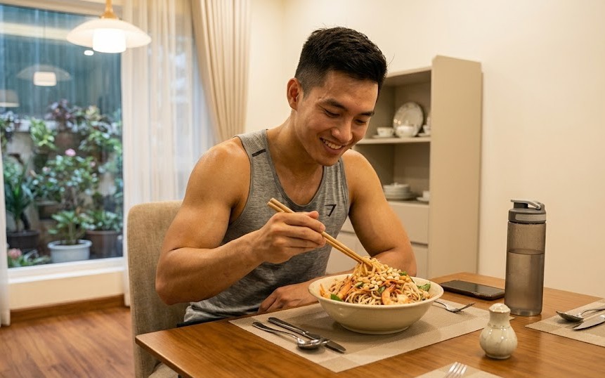 Hoa chuối - "Siêu thực phẩm" giá rẻ cho người tập gym