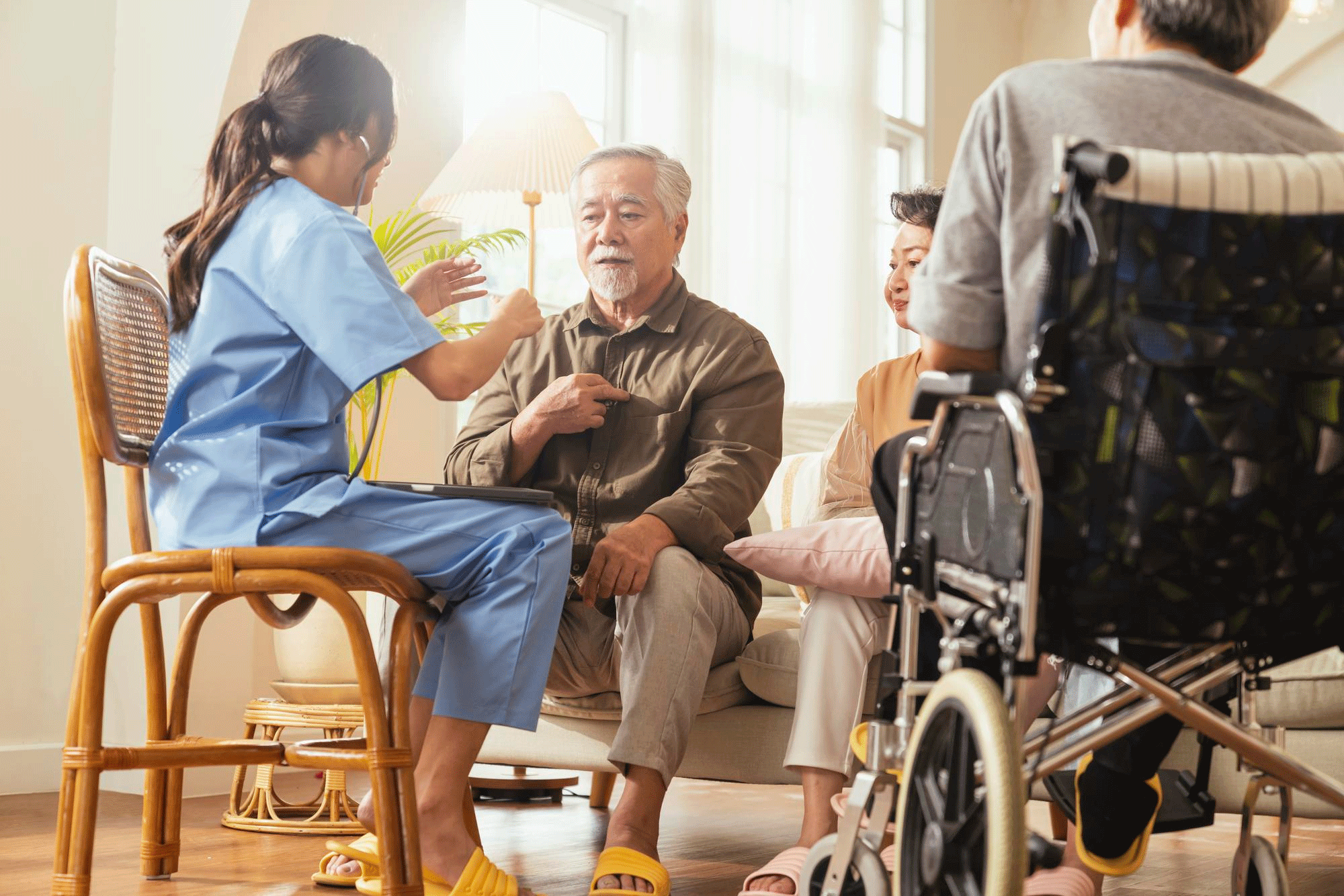 Giải pháp trạm đo sinh hiệu giúp theo dõi sức khoẻ định kỳ tại trung tâm bảo trợ- Ảnh 1.