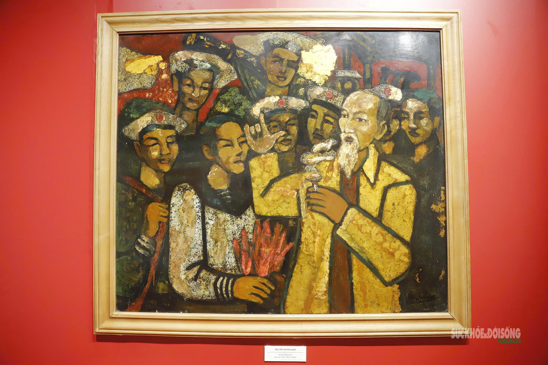 Sơn mài kể chuyện quê hương và người chiến sĩ- Ảnh 1.