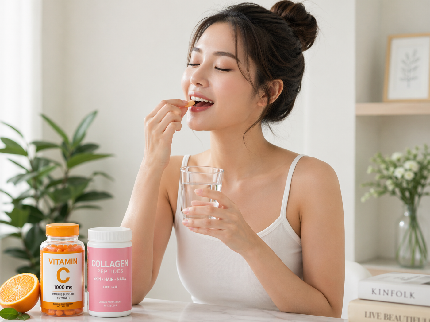 Có nên bổ sung collagen và vitamin C cùng nhau?- Ảnh 2.
