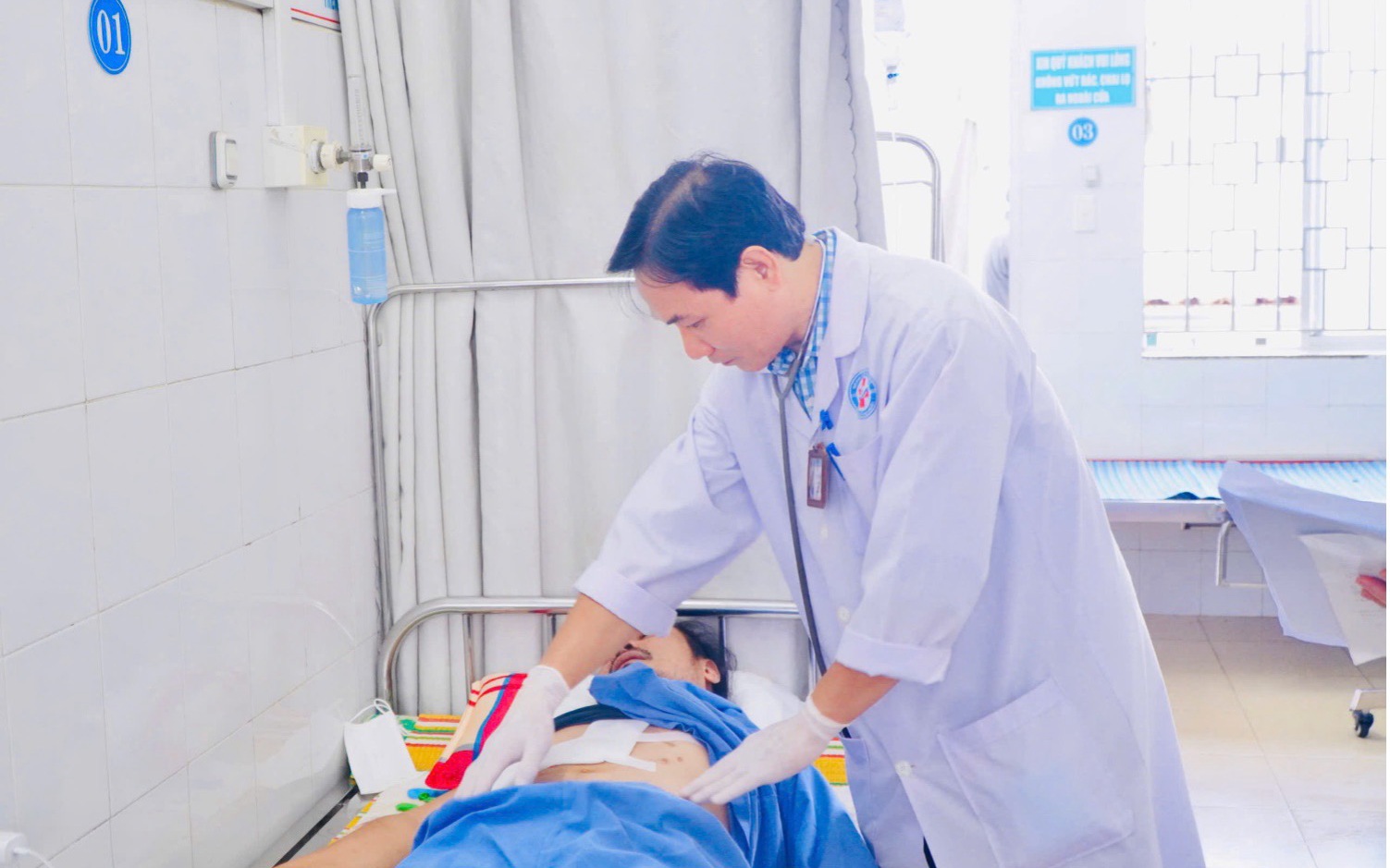 Cứu nam thanh niên vỡ gan do tai nạn lao động- Ảnh 2. Cứu nam thanh niên vỡ gan do tai nạn lao động- Ảnh 2.