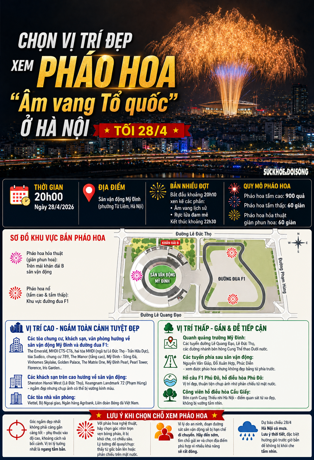 Vị trí đẹp xem pháo hoa 'Âm vang Tổ quốc' ở Hà Nội- Ảnh 1.