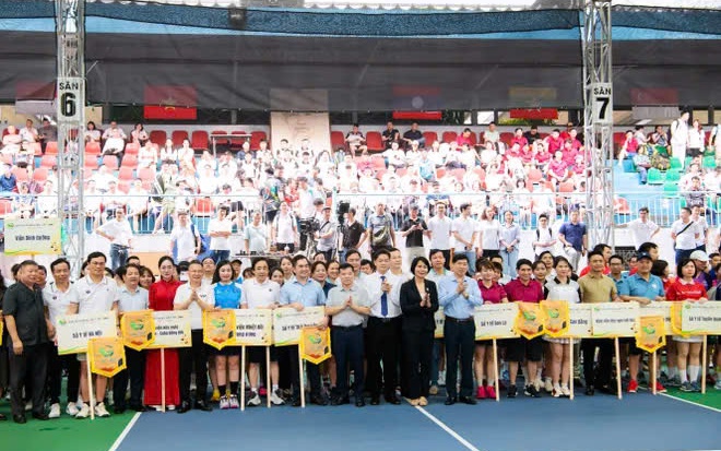 Gần 1.000 vận động viên tham gia Giải Pickleball Bộ Y tế - VTV 8 lần thứ I