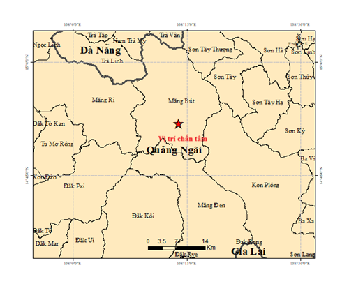 Động đất mạnh 3.7 độ ở Quảng Ngãi- Ảnh 1.