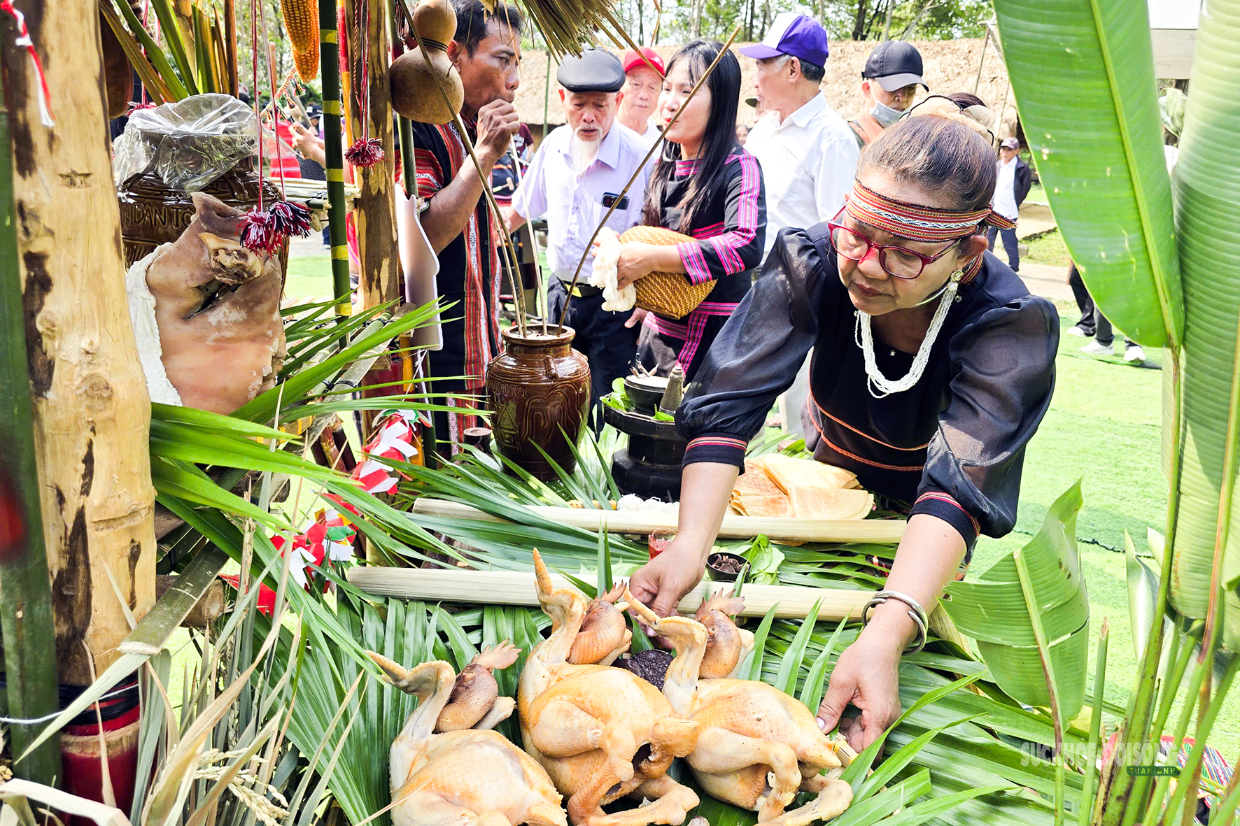 Theo nhịp cồng chiêng vào lễ cầu an của người S'tiêng- Ảnh 5. Theo nhịp cồng chiêng vào lễ cầu an của người S'tiêng- Ảnh 5.