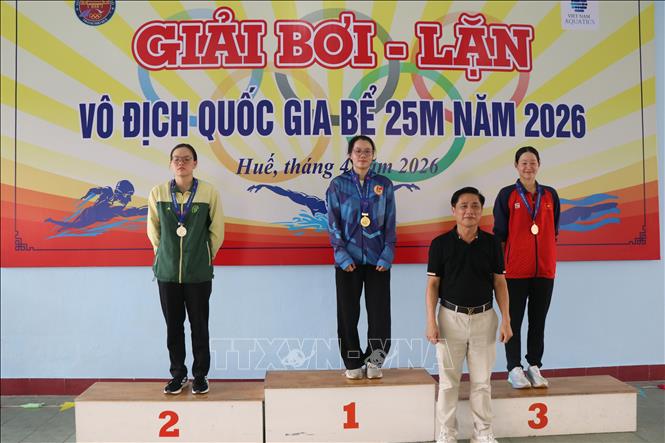 Nhiều kỷ lục được xác lập tại Giải bơi vô địch quốc gia 2026- Ảnh 3.