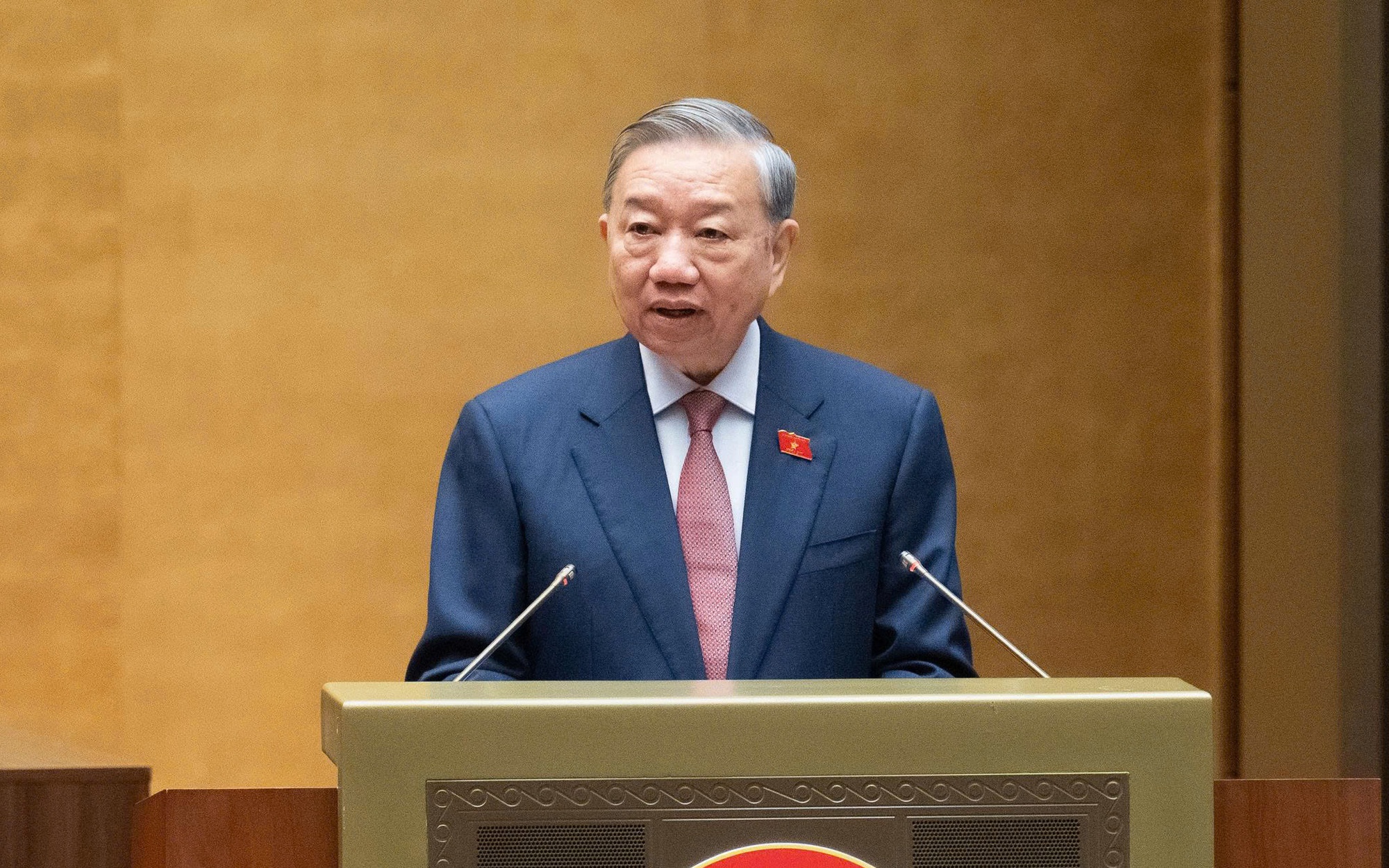 Thông qua Nghị quyết bầu đồng chí Trần Thanh Mẫn giữ chức Chủ tịch Quốc hội khóa XVI- Ảnh 3.