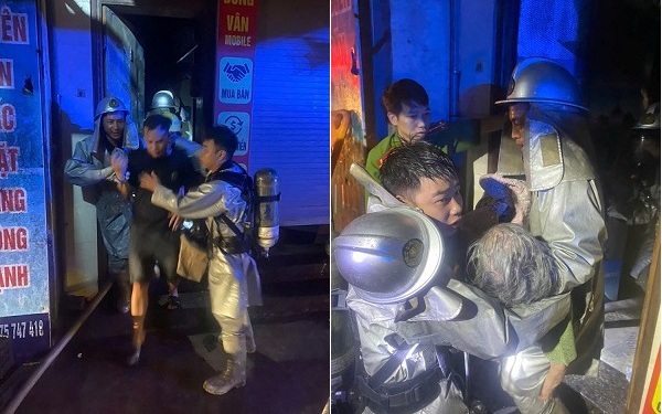 Công an Hải Phòng cứu 2 nạn nhân mắc kẹt trong cabin ô tô đâm vào tường nhà dân lúc rạng sáng- Ảnh 4.