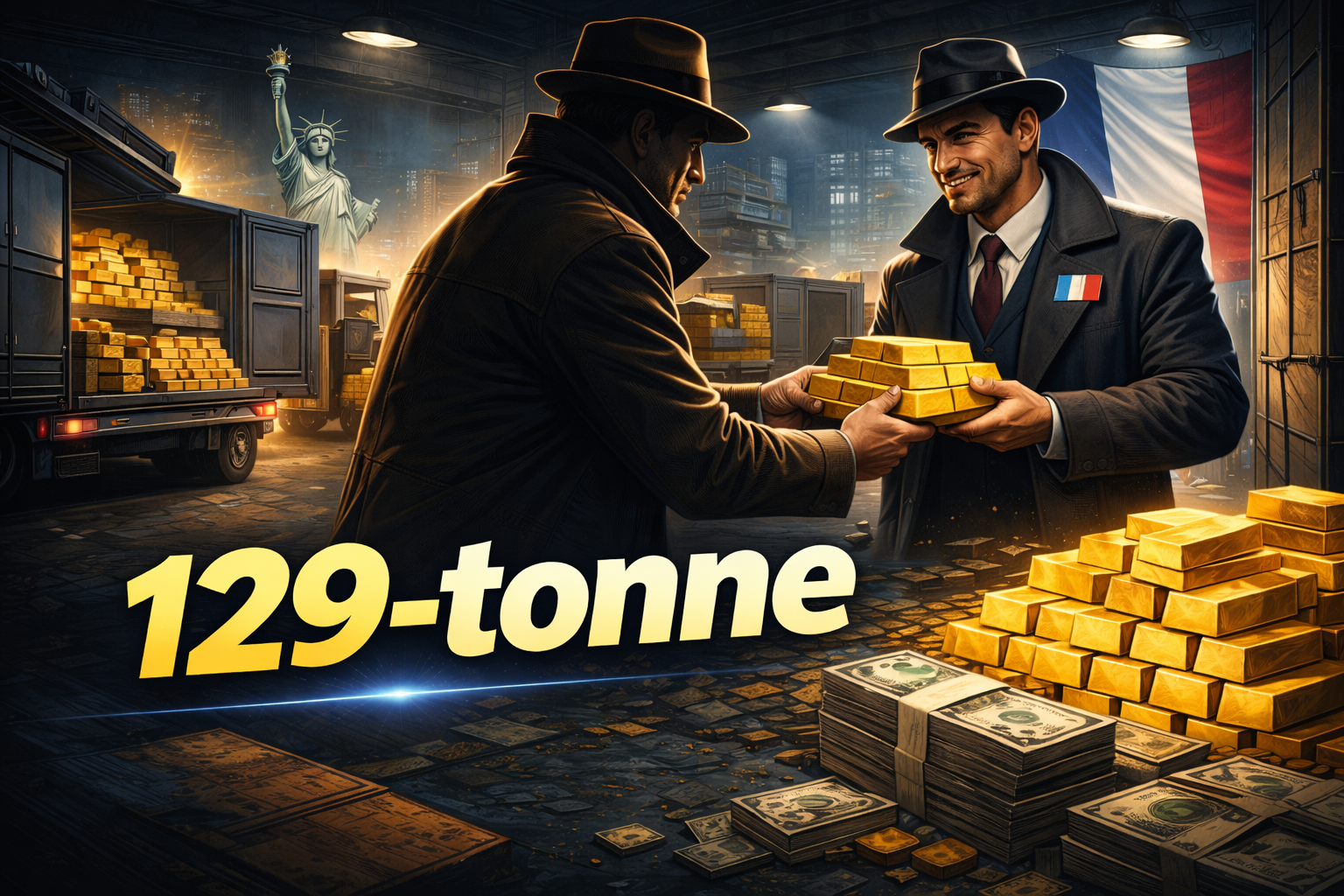 Pháp rút 129 tấn vàng khỏi Mỹ bằng cách không ai ngờ- Ảnh 1.